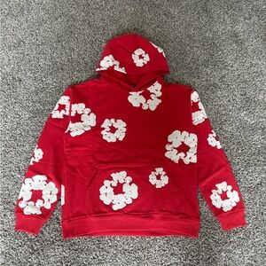 Red Denim Tears Hoodie